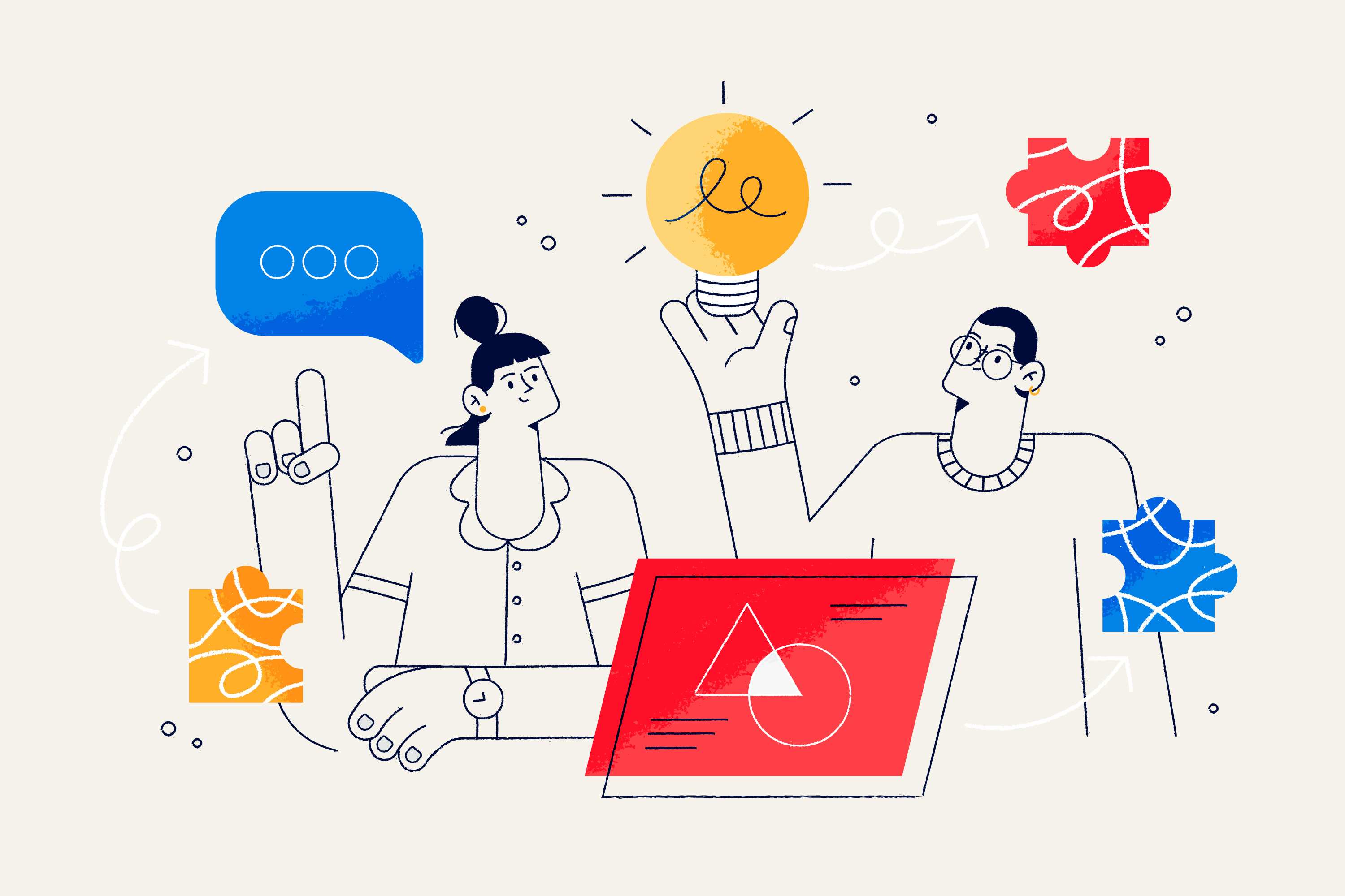 Ilustração de desenhos